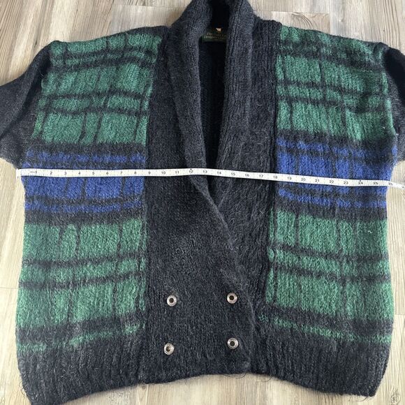 The Gold Label Designer Collection Mohair Vintage 1980 Unisex Cardigan Size L - Picture 4 of 12
